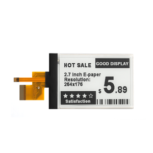Module d'affichage E-Paper GDEY027T91-FL02 de 2,7 pouces avec éclairage frontal, écran E-Ink à contraste élevé et mode nuit pour la lecture nocturne, SPI ultra basse consommation - Product Image 1