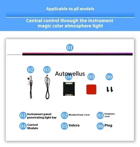 Eclairage d'ambiance Symphony pour pare-brise avant de voiture pour <span class=keywords><strong>Tesla</strong></span> <span class=keywords><strong>Modle</strong></span> <span class=keywords><strong>3</strong></span> Y - Product Image 5
