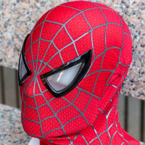 Topeng Pahlawan Cosplay Lucu dengan Lampu Mata Kontrol Sentuh, Bahan Plastik Cetak 3D, Bernapas, Manual, untuk Pesta, Hadiah - Product Image 3