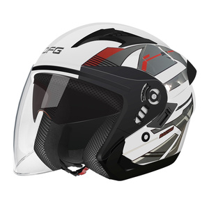Casco <span class=keywords><strong>de</strong></span> Motocicleta Integral 3/4 con Certificación DOT, Doble Visera Solar, Cierre Rápido y <span class=keywords><strong>Lentes</strong></span> Dobles Antivaho - Product Image 3