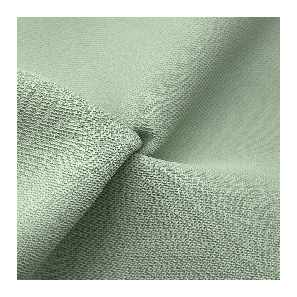 Polyester Fabric Super Honeycomb Twill Elastic 270gsm Women's Fashion Fabric Mesh for Suit Set Fabric