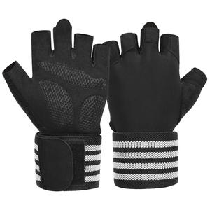 Offre Spéciale confortable respirant demi-doigts gants de cyclisme sport Fitness et haltérophilie équipement de protection noir - Product Image 1
