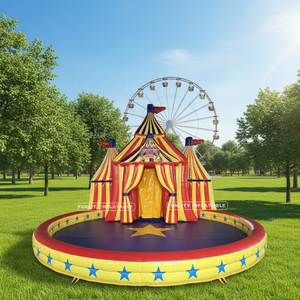 Nouvelle conception de scène gonflable en vinyle de haute qualité pour les célébrations de carnaval résidentiel, les spectacles de cirque, capacité de 500 kg, <span class=keywords><strong>FUNCITY</strong></span> - Product Image 2