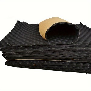 ผ้าฝ้ายดูดซับเสียง ผ้าฝ้ายรูปคลื่น ค่าลดเสียงรบกวนสูง 0.9 สำหรับฉนวนกันเสียงห้องคอมพิวเตอร์สำนักงาน - Product Image 3