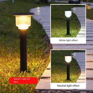 Thanh lịch năng lượng mặt trời Lawn đèn IP65 ngoài trời không thấm nước LED cảm biến chuyển động trang trí chiếu sáng cho vườn biên giới lối đi khu dân cư - Product Image 2