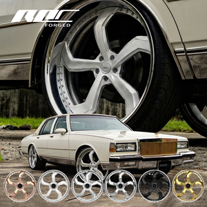 Jantes forgées Roc Custom Smussato Deep Lip 20 <span class=keywords><strong>22</strong></span> 24 26 28 pouces, jantes Donk <span class=keywords><strong>5</strong></span> branches, 2 pièces, forgées pour Chevrolet - Product Image 5