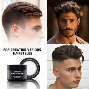 Cire coiffante professionnelle fixation forte fini mat texture brillante aspect naturel légère non grasse soin coiffant - Product Image 2