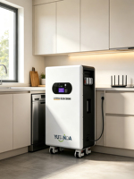 Batterie de stockage d'énergie solaire domestique YUTANDA Split Hybrid Grid 16 kWh 51,2 V LiFePO4 300 Ah avec écran LCD