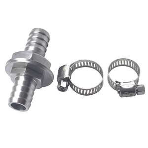 Acoplador <span class=keywords><strong>de</strong></span> manguera <span class=keywords><strong>de</strong></span> acero inoxidable <span class=keywords><strong>de</strong></span> 1/2 pulgada con conexión <span class=keywords><strong>de</strong></span> púas a través <span class=keywords><strong>de</strong></span> pared, a prueba <span class=keywords><strong>de</strong></span> fugas, <span class=keywords><strong>de</strong></span> alta temperatura, para línea <span class=keywords><strong>de</strong></span> fluidos <span class=keywords><strong>de</strong></span> camiones, ATV y coches <span class=keywords><strong>de</strong></span> carreras - Product Image 1