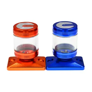 Motorcycle brake oil cup in aluminum alloy CNC multi-color anodized oil bottle factory direct supply racing spare parts