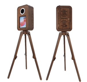 Cabina Fotografica Self-Service Huanyji con Specchio in Legno e Stampa Istantanea, Supporta 15 Persone, Compatibile con Fotocamera/iPad/GoPro/DSLR, Wi-Fi, Bluetooth, NFC - Product Image 5
