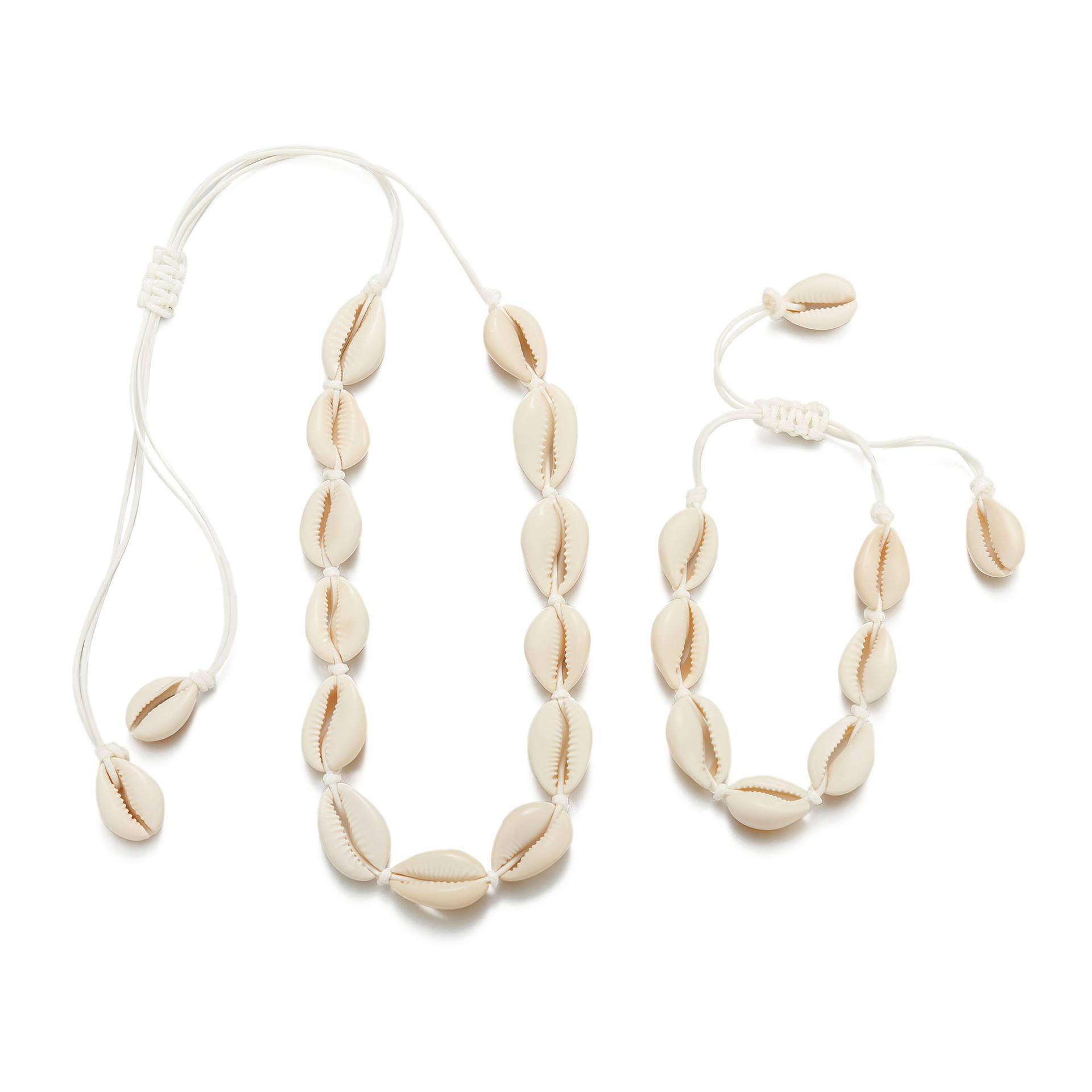 สร้อยคอเส้นสีขาว sku7093และสร้อยข้อมือ