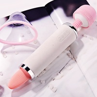 Erwachsenenprodukte G-Punkt-Vibrator Sexspielzeug für Frauen Nippel-Klitoris-Stimulator Sex-Sauger Zungen-Leck-Saug-Vibrator