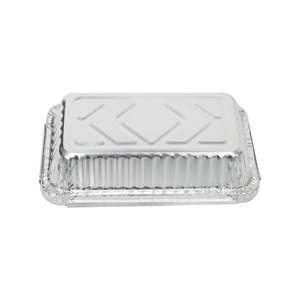 430ML Hộp Nhôm Mang Đi Dùng Một Lần Hộp Đựng Thực Phẩm Hộp Đựng Lá <span class=keywords><strong>6A</strong></span> Có Nắp Đậy Giấy - Product Image 3