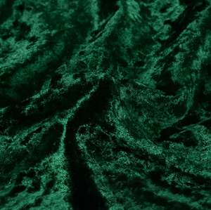 Tessuto in Velluto per Abiti, Velluto Schiacciato Verde Smeraldo, Tende Personalizzate, Decorazioni per Sfondi Matrimoniali - Product Image 2