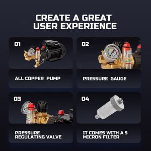 120W 0.3L/分 フォグポンプ 高品質 室内ミスト冷却システム 60バール フォグマシン 水源 庭園と散水用 - Product Image 4