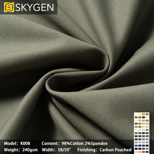 Fabricant de tissu en coton tissé 100% coton à Guangzhou Tissu de pantalon cargo pour hommes Vêtements - Product Image 6