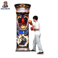 Machine de boxe pour enfants, machine de frappe professionnelle personnalisable, unité d'arcade multi-modèles à monnayeur, machine de boxe pour enfants