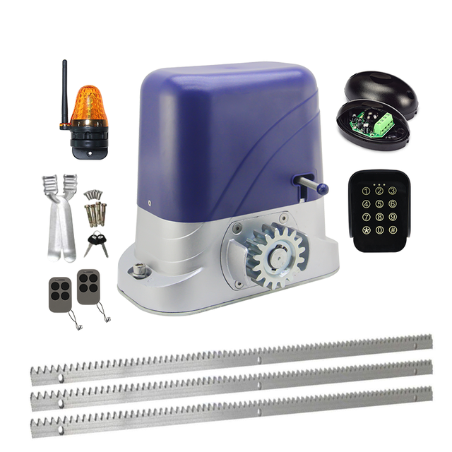 Modern Design Remote Control Solar Powered Sliding Gate Opener Automatic Entry Door Operator