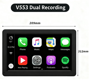 Wholesale Universal 8 Inch Portable Car Navigator GPS Navigation Touch Screen with <b>Wireless</b> Connect BT - Product Image 4