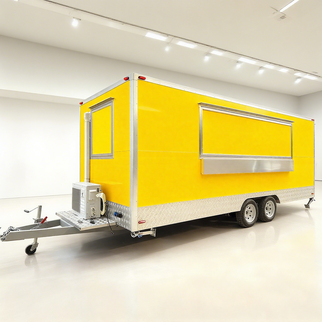 14ft Fully Customized Mobile Concession Food Trailer Truck for Sale Street Food Cart