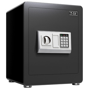 Caja fuerte electrónica combinada Dingfa de 450x380x310 mm, mini caja fuerte antirrobo de acero para uso doméstico y de oficina. - Product Image 1