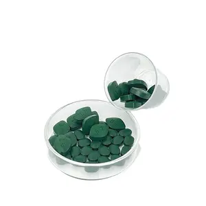 Toptan toplu organik Spirulina tozu Spirulina tabletler kullanılan sucul besleme