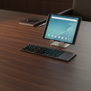 Foldable Keyboard Wireless bluetooth for Z Fold 7 Foldable bluetooth Keyboard with Phone <b>Stand</b> and Long Battery - Product Image 1