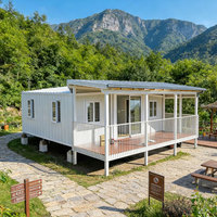 Villa mobile en acier de petite taille, maisons préfabriquées, casas prefabricadas, maisons modulaires extensibles, maisons conteneurs – Approvisionnement direct usine