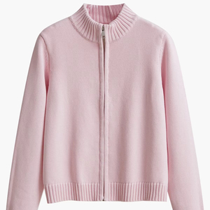 Usine personnalisé femmes pull en tricot Cardigans à manches longues demi-col haut <span class=keywords><strong>femme</strong></span> manteau tricot automne hiver <span class=keywords><strong>veste</strong></span> à glissière en cachemire - Product Image 1