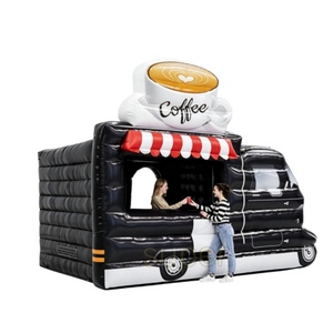 Tente gonflable commerciale d'extérieur, camion de vente ambulante gonflable, food truck gonflable, bus alimentaire gonflable, bar à café gonflable pour la location commerciale - Product Image 2