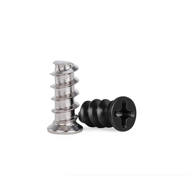 1000pcs KB5*10 Stainless Steel / Steel with Nickel Black Computer Fan Screw