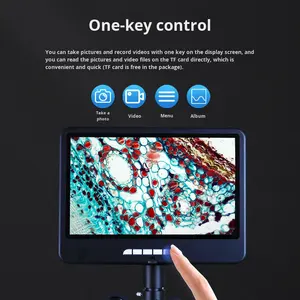 กล้องจุลทรรศน์ชีวภาพแบบสองตา แหล่งกำเนิดแสง LED มาตรฐาน IP65 รุ่น XT-260 สำหรับการสอบเข้าโรงเรียนมัธยมและการทดลอง<span class=keywords><strong>สอ</strong></span>น - Product Image 5