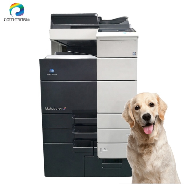 Konica Minolta Machine in Good Condition Bizhub C754 C654 C554 C454 Color Machine A3 Copiers Office Equipment 6s 2019 High Speed