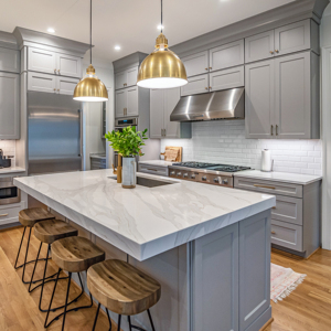 <strong>Kitchen</strong> <strong>Island</strong> With Granite Top by Home Styles <strong>Flat</strong> <strong>Pack</strong> 3D <strong>Kitchen</strong> <strong>Island</strong> - Product Image 1