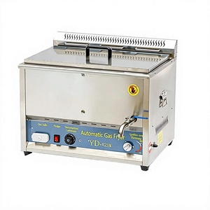 Friteuse à gaz professionnelle à cuve unique avec contrôle précis de la température pour la cuisson de diverses collations frites - Product Image 1