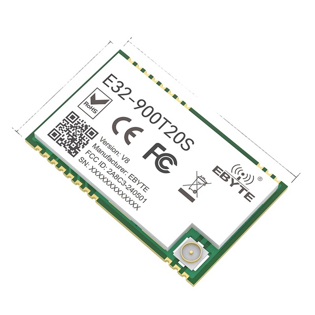 Ebyte E32-900T20S 5.5km TTL level 20dBm LoRa spread spectrum technology 915mhz  868mhz LoRa wireless data transmission module