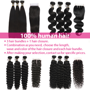 Perruques brésiliennes de cheveux humains femmes vague d'eau 100% Remy paquets de cheveux humains bruts en gros 5X5 13X4 13X6 perruques avant de lacet cheveux humains - Product Image 5