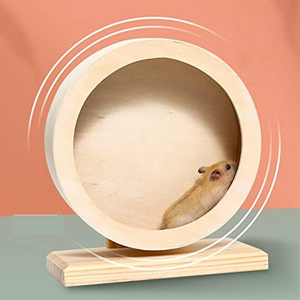 Roue silencieuse en bois pour <span class=keywords><strong>hamster</strong></span>, accessoires de roue de sport pour petits animaux, roue de course silencieuse pour <span class=keywords><strong>hamster</strong></span> - Product Image 5