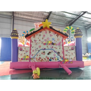 Château gonflable personnalisé en gros, Candy Land, aire <span class=keywords><strong>de</strong></span> jeux gonflable pour enfants en plein air, pour les fêtes d'enfants et la <span class=keywords><strong>location</strong></span> - Product Image 6