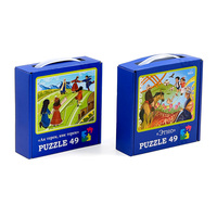 Puzzle de sol personnalisé OEM en matériaux sûrs de qualité supérieure pour enfants, 80 à 300 pièces, casse-tête en carton, jouet puzzle en papier
