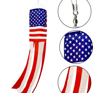 Bandiera Decorativa Personalizzata da Esterno per <span class=keywords><strong>le</strong></span> <span class=keywords><strong>Stati</strong></span> Uniti - Decorazione per il Giorno dell'Indipendenza con Logo Personalizzato - Product Image 3