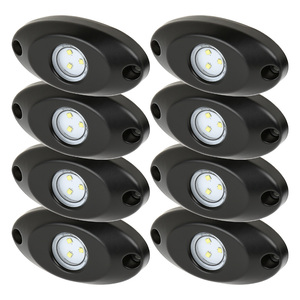 WEIKEN-kit de luz de roca led de 9w y 12V para Jeeps, camiones, ATV, vehículo todoterreno, accesorios para coche, luz de cubierta led para barco - Product Image 1
