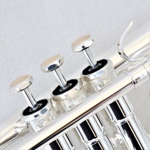 Tromba Eb/D di Alta Qualità, Strumento Placcato Argento, Tromba Professionale Prodotta in Cina - Product Image 5