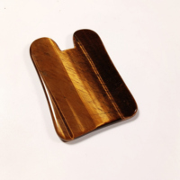 HZ Wholesale Jade Guasha Body Lymphatic Massage Face Scraping tiger Eye Jade Massager for Anti Aging 100% Natural Tiger Eye Gua Sha