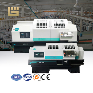 Hoàn toàn tự động <span class=keywords><strong>CNC</strong></span> máy tiện bánh xe Heavy Duty ngang kim loại <span class=keywords><strong>CNC</strong></span> máy tiện nhà sản xuất cho độ chính xác kỹ thuật - Product Image 1