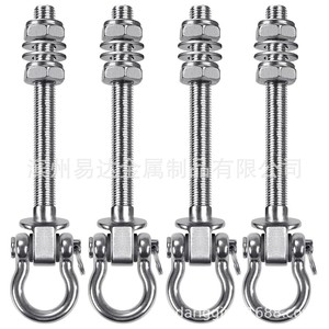 ตะขอหมุนสำหรับงานหนัก Xinming ขนาด 150 มม. 180 มม. ทำจากสแตนเลสขัดเงา สำหรับเปลญวนโยคะ กระสอบทราย - Product Image 5