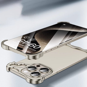 Boîte d'emballage en alliage d'aluminium pour <span class=keywords><strong>iPhone</strong></span> 16 15 <span class=keywords><strong>Pro</strong></span> <span class=keywords><strong>Max</strong></span> <span class=keywords><strong>14</strong></span> 13 Bumper <span class=keywords><strong>Protection</strong></span> Cover Mobile Phone Cases - Product Image 6