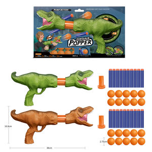 Vendita calda 2 in 1 pistola a sfera in schiuma softair per bambini nerfgun schiuma freccette pistole tiro pistola giocattoli - Product Image 1