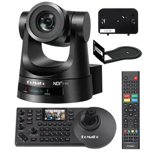 2024 Newest NDI PTZ Camera BN301 30X Bundle HDMI PTZ Camera Church Worship + PoE IP PTZ Camera Controller Keyboard